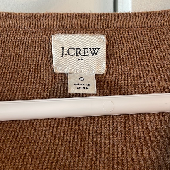 J. Crew Factory Camel Blazer Cardigan - Picture 2 of 5